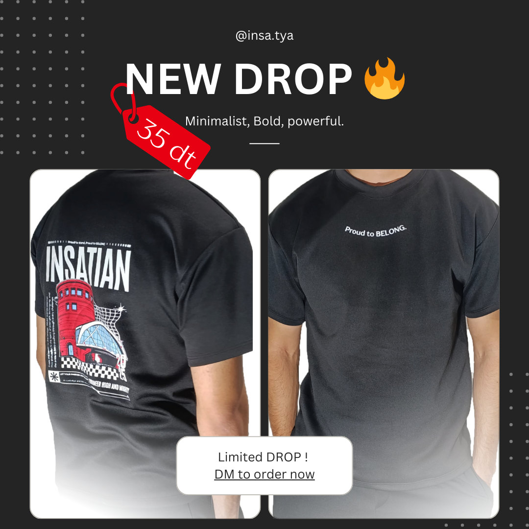 INSATIAN 1ST EDITION BLACK TSHIRT